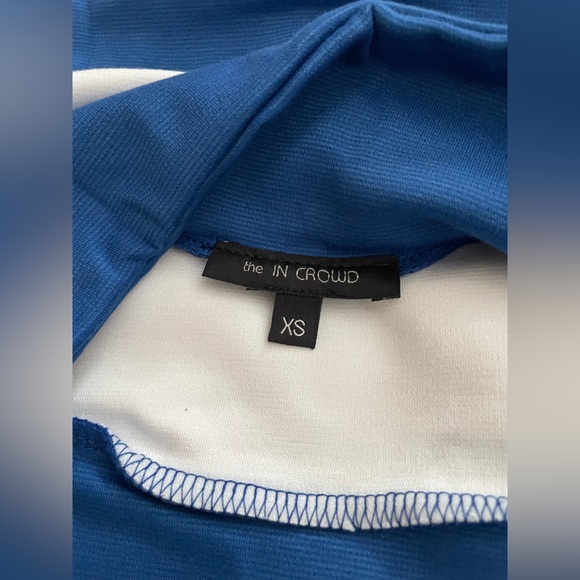 Bold Blue and White Striped Mini Skirt PacSun NWT - Picture 4 of 4